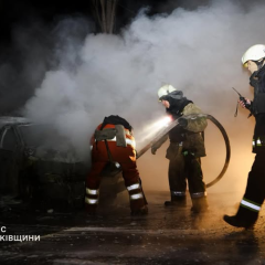 Destroyed buildings and gas network