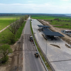 Сервисная зона на границе Одессы