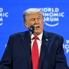 Трамп на форуме в Давосе