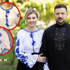 Зеленская одела вышиванку за 18 500 гривень