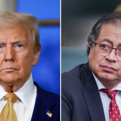 Трамп и президент Колумбии на встрече