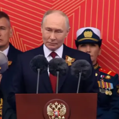 Путін і Лукашенко на параді