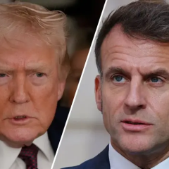 Трамп та Макрон листують у Парижі