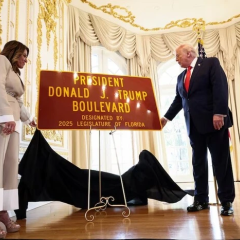 Автомобільна дорога з назвою Трамп