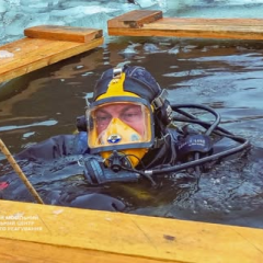 Уламок БпЛА з вибухівкою у воді