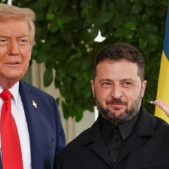 Трамп и Зеленский на встрече