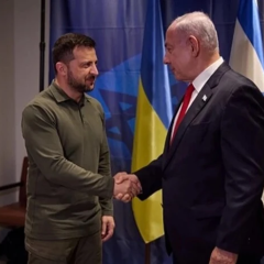 Бенджамін Нетаньягу і Володимир Зеленський