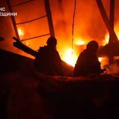 Пожежа на промисловому підприємстві в Одесі