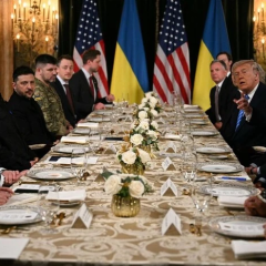 Зеленський і Трамп на обіді