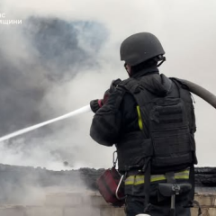 Пожар в жилом секторе в Глухове