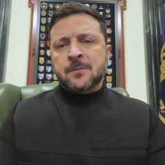 Zelensky calls for caution