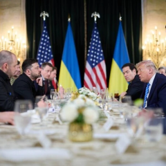 Trump and Zelensky in Mar-a-Lago