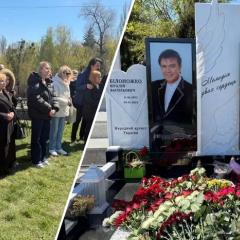 Пам'ятник Віталію Білоножку на Байковому кладовищі
