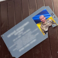 Пьяный мужчина повреждает мемориальную доску