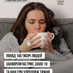 Графік зростання захворюваності на ГРВІ