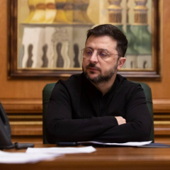 Зеленский и Умеров на переговорах