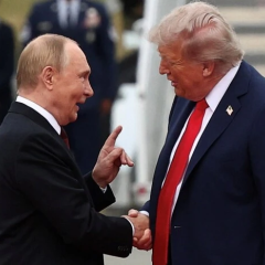 Трамп і Путін на Раді миру