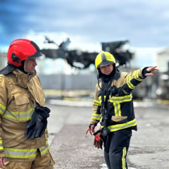 Ліквідація масштабної пожежі на Київщині