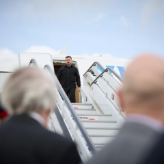 Зеленский прибыл в Лондон после открытого письма, адресованного Путину