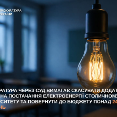 Гроші на електроенергію для університету