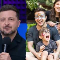 Зеленський і його діти на фото