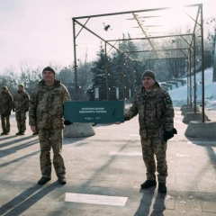 Арт-инсталляция ДССТ в виде крепости