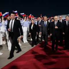 Путин и Си Цзиньпин на переговорах