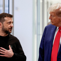 Трамп і Зеленський на Близькому Сході