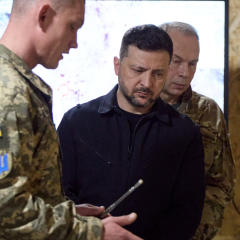 Зеленский посетил 67-ю бригаду войск