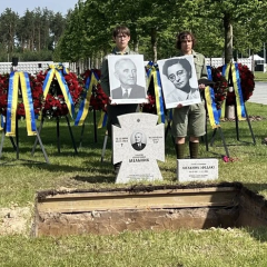 Поховання голови ОУН Андрія Мельника