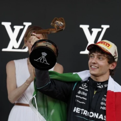 Antonelli becomes youngest Grand Slam winner in F1 history