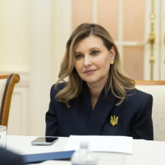Встреча Елены Зеленски с Меланией Трамп