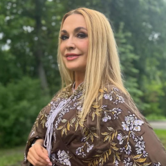 Photo of Olga Sumskaya with her new collection