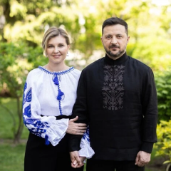 Зеленські у вишиванці з українцями