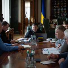 Зеленский и Фицо во время переговоров