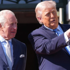 Встреча Трампа и короля Чарльза III