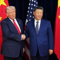 Си Цзиньпин и Трамп в США