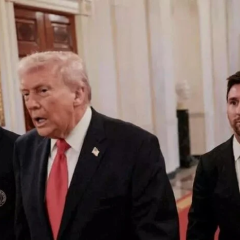 Трамп с футболистами Интер Майами