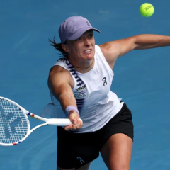 Ига Швьонтек на турнире Australian Open