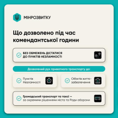 Правительство меняет правила комендантского часа: как будут работать Пункты Незламності