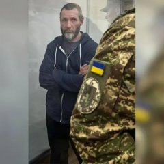 Фото суда во Львове, агент РФ перед судом.