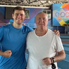 Coach Kravets talks to Bubka about doping