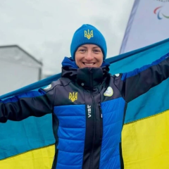 Українська спортсменка з бронзовою медаллю
