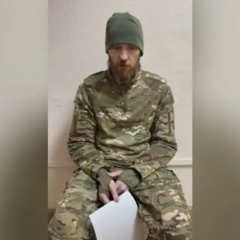 Допрос российского военного СБУ