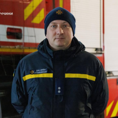 Рятувальник ДСНС Донеччини Володимир Опанасенко