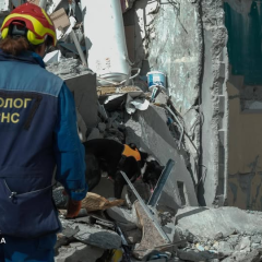 Victims of the strike in Kyiv