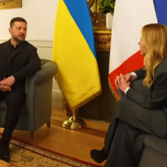Зеленский и Мелони обсуждают дроны