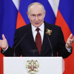 Путін на параді 9 травня