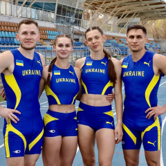 Українська естафетна команда побила національний рекорд