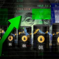 Изображение нефти на бирже